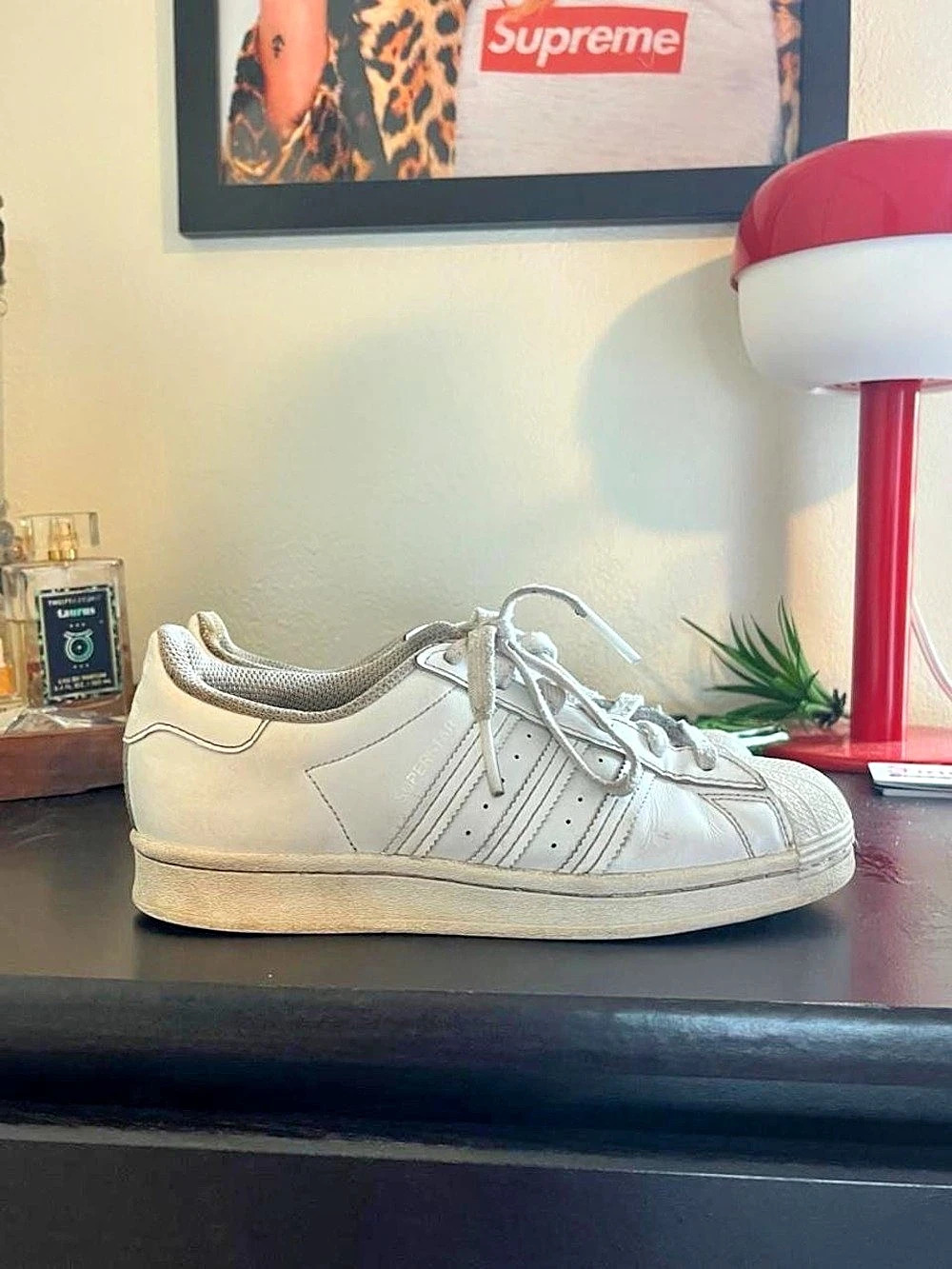 Adidas Superstar All White Women's Sneakers White US 6.5 tennis shoes